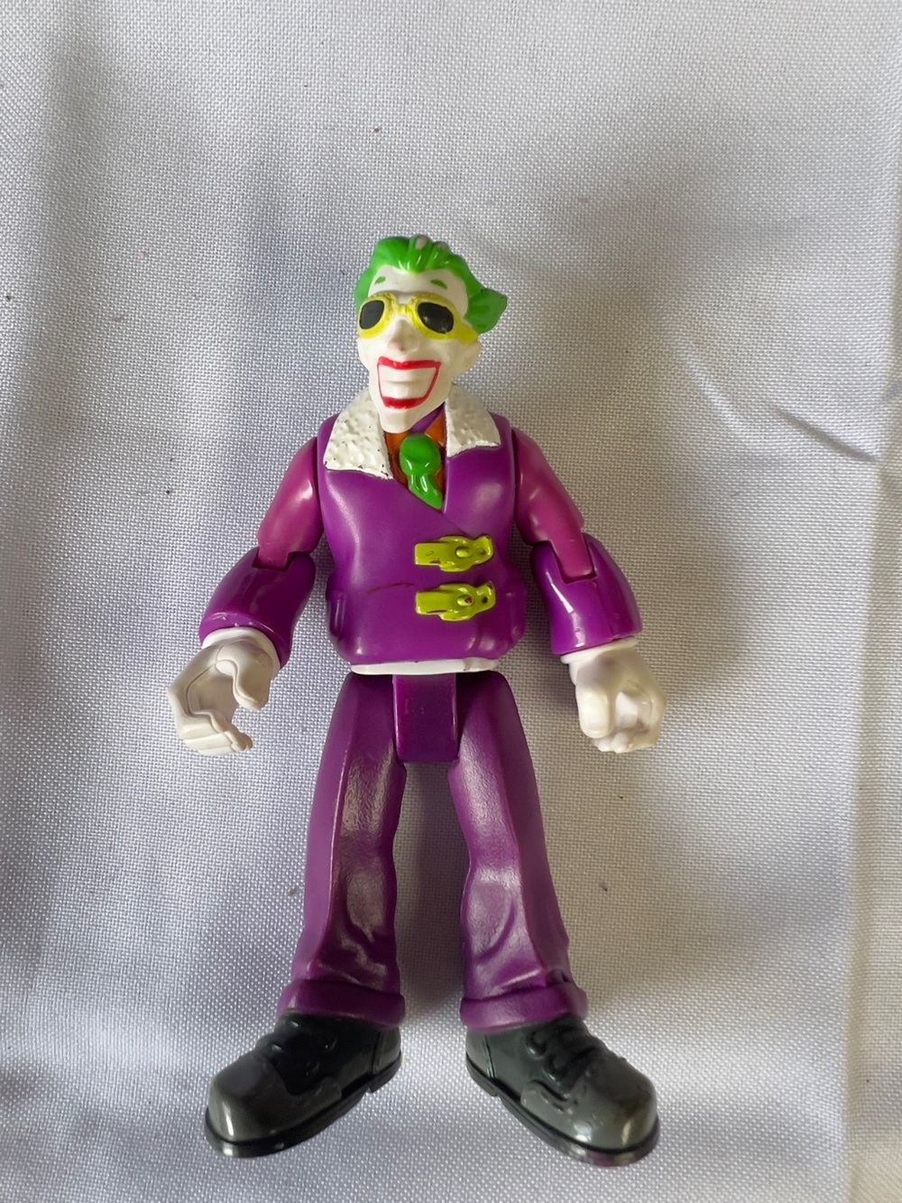 Purple and Green Villain Action Figure - Collectible Kids Play Figure